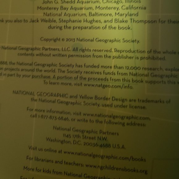 National Geopgraphic Kids - Little Kids First Big Book of the Ocean - Picture 2 of 4